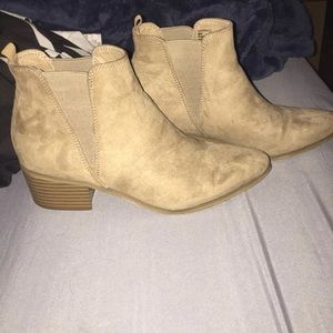 Nude booties